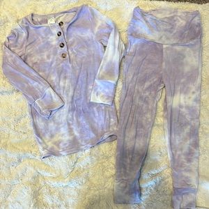 Lou Lou & company 2T girls tie dye top and bottom set